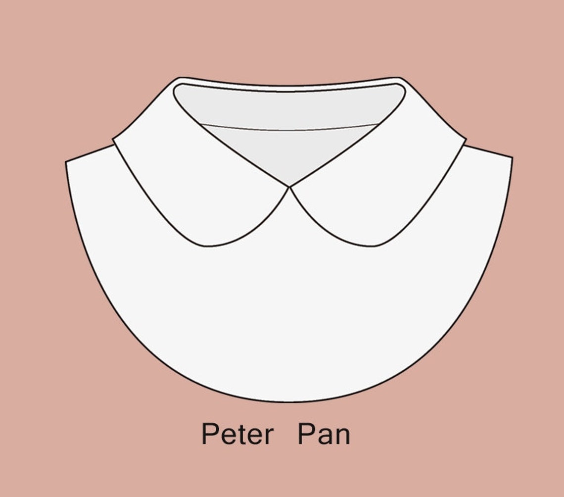 Collars Pack Set of 11 Editable Adobe Illustrator Flats Etsy