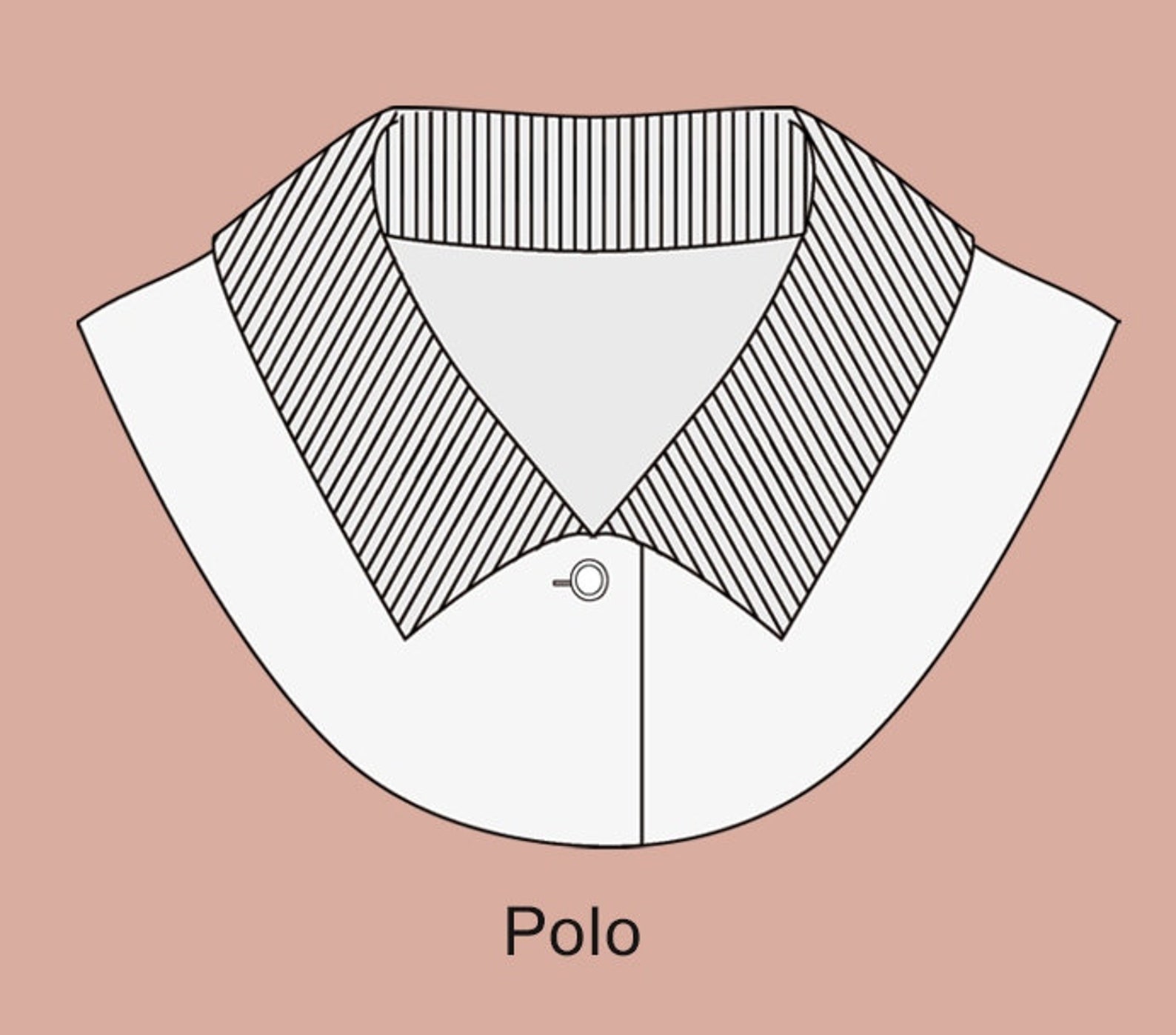 Collars Pack Set of 11 Editable Adobe Illustrator Flats Etsy