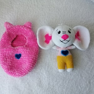 Mouse Potato from the Chip and Potato 6,3&quot; (16 cm) Premium Toy Amigurumi