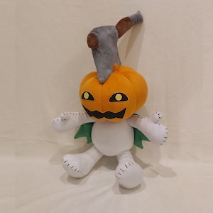 Pumpkinmon Puppet Digimon 17,7” (45 cm) Plush Toy Nightmare Soldiers Halloween