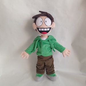 Edd from the Eddsworld 15,7″ (40 cm) Plush Toy Edd Gould - choose the face of this doll (2 options)