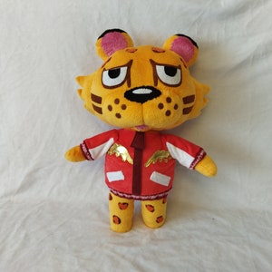 Leonardo tiger villager plush Animal Crossing premium toy 14,9″ (38 cm)
