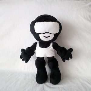 Corporal John Captain Tankman Plush Doll 15,7″ (40 cm) Newgrounds Friday Night Funkin FNF 15,7″ (40 cm)