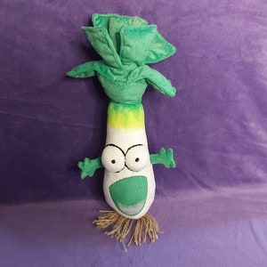 Leek from Cloudy with a Chance of Meatballs Plush toy 13,7" (35 cm) made to order