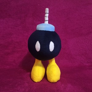 Bob-omb Mario 11,8” (30 cm) Plush Toy Bob-Omb Bombe Bobomba Bomba 폭탄병 炸彈兵 ボブ
