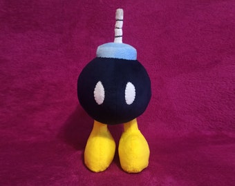 Bob-omb Mario 11,8” (30 cm) Plush Toy Bob-Omb Bombe Bobomba Bomba 폭탄병 炸彈兵 ボブ