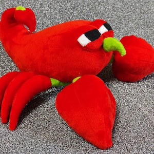 Scorpepper from Bugsnax 11.8” (30 cm) Plush Toy Bugsnak Pimientorpión Escorpimiento Escorpeta Scorpiment Scorpeperone 스콜페퍼 スコーペッパー Scorpenyo