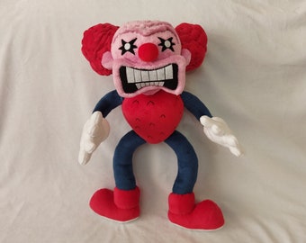Grunkfuss Clown from One Night at Flumpty's 17,7” (45 cm)  ONaF Plush Toy from a big fan of Jonochrome
