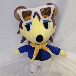 Labelle Label hedgehog from Animal Crossing 15,7” (40 cm) Plush Toy City Folk New Leaf Horizons ケイト ことの 케이트 고숙이 Trini Tili Maria Tiquette