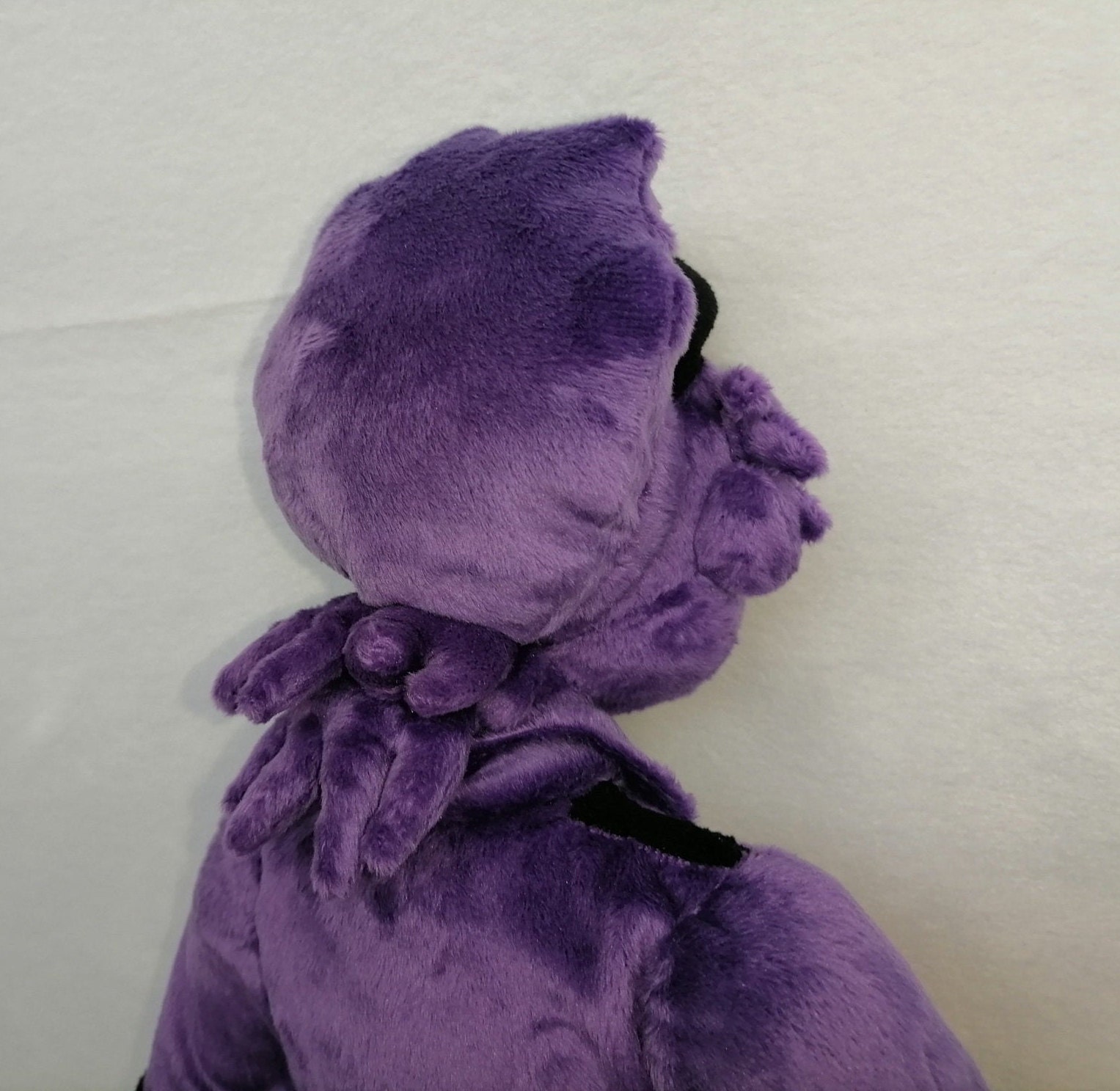 1pc 21cm Plush Toy With Purple Hair Boy Design, Ideal As Festival Or  Birthday Gift