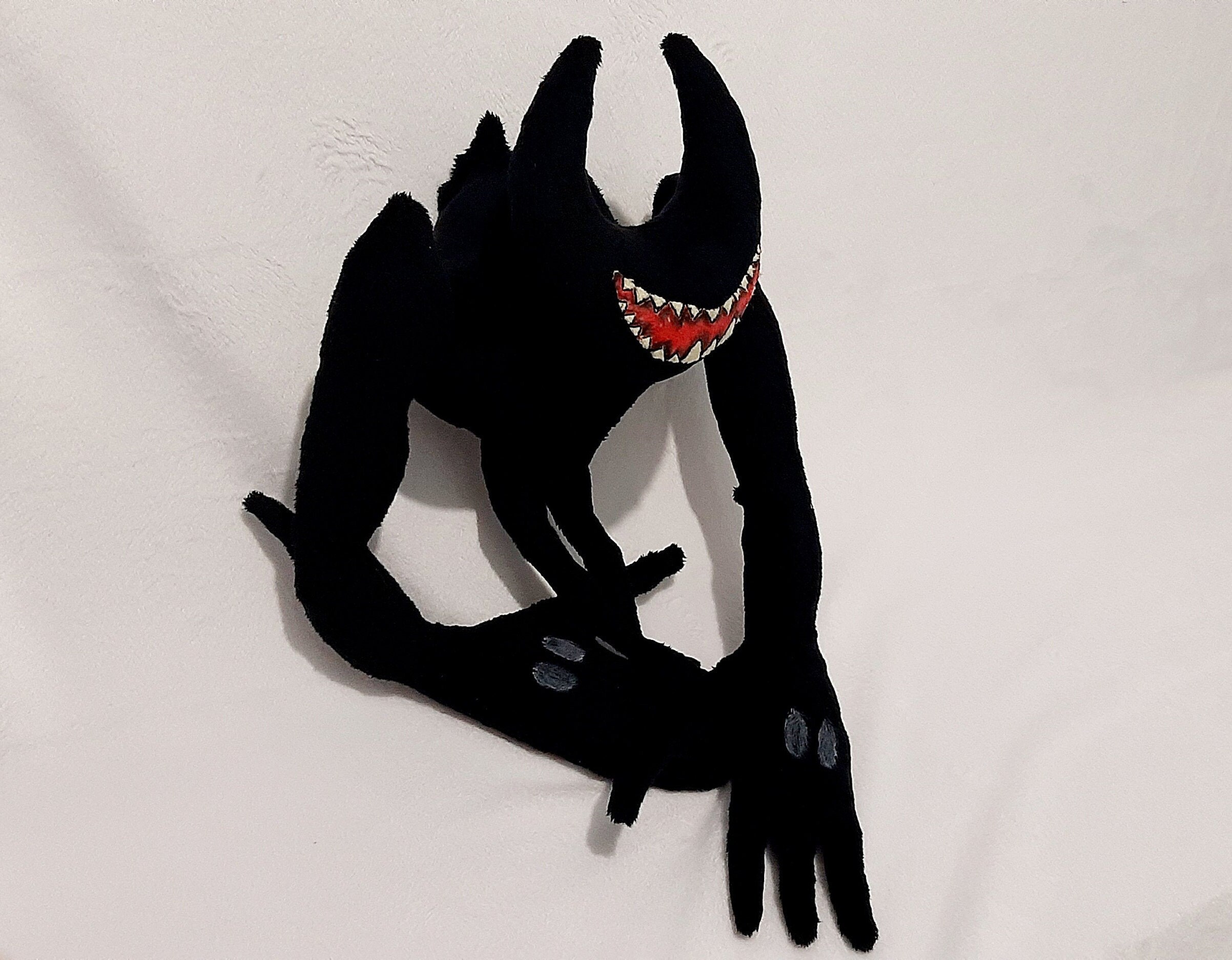 Ink Demon Custom Plush Toy 18.9 48 Cm From the Game Bendy Etsy Singapore