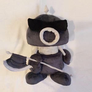 Axem Black Ranger from Super Mario RPG 13,8″ (35 cm) Plush Toy Lieutenant of the Smithy Gang Comando Hachazo Bande des Klashs オノレンジャー 액스레인저
