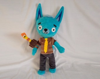 Fig blue fox of Tumble Leaf 15.7″ (40 cm) Plush Toy