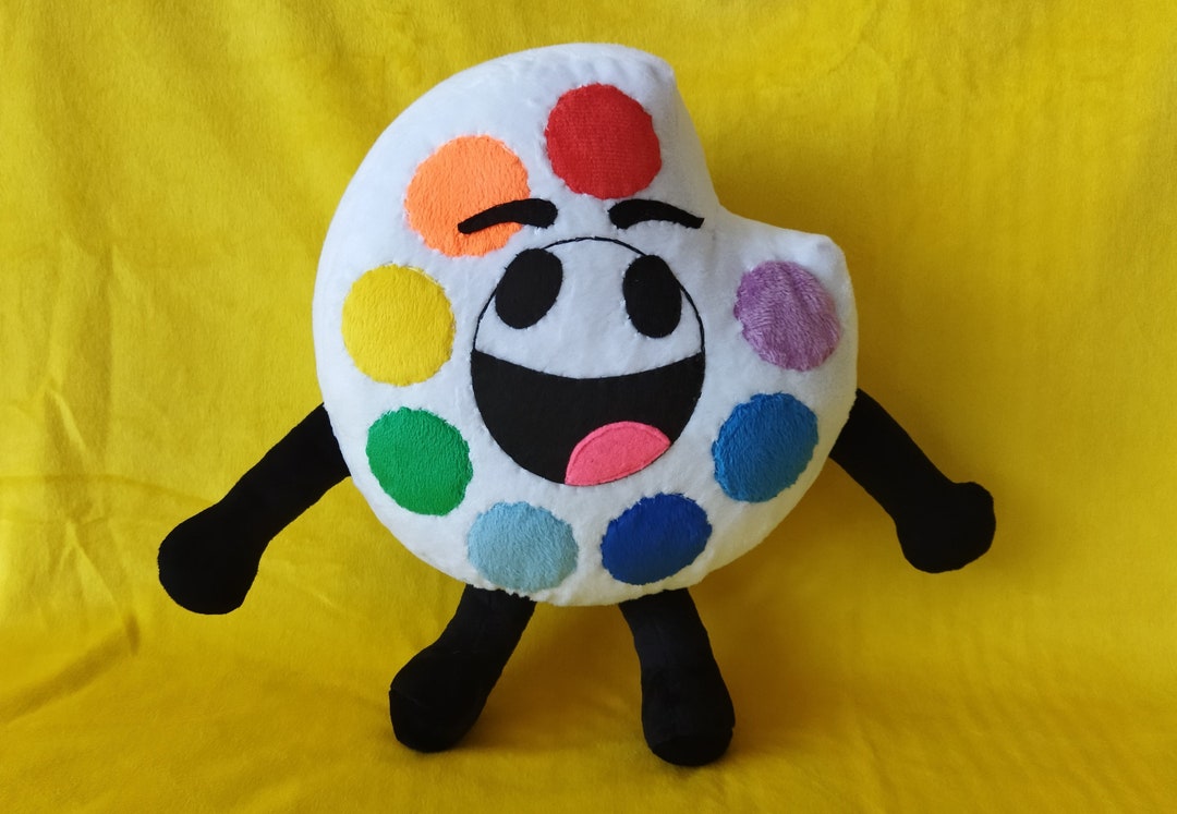 Paint Palette Painty Object Lockdown 11,8 30 Cm Plush Toy OL Etsy