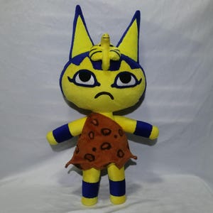 アニマルコッシングの猫のアンカにインスパイアされたぬいぐるみ 15,7 インチ (40 ㎝) ネフェルティ パトリ クレオ クレオ 클레오 ネイル 