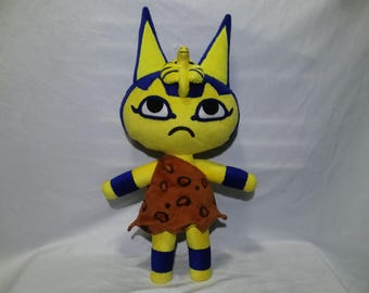 Ankha, el gato de Animal Cossing, peluche inspirado 15,7″ (40 сm) Neferti Patri Kleo Cleo 클레오 ナイル 