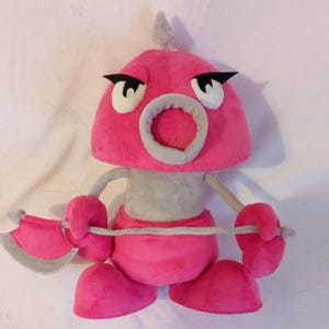 Axem Pink Ranger from Super Mario RPG 13,8″ (35 cm) Plush Toy Lieutenant of the Smithy Gang Comando Hachazo Bande des Klashs オノレンジャー 액스레인저