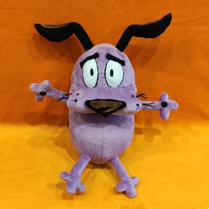 Peluche inspirado en el personaje de dibujos animados Coraje el perro cobarde 9,8″ (25 cm) personalizado coraje el perro cobarde variante de producto 6