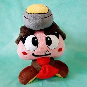 Goombella van Paper Mario 9,8&quot; (25 cm) knuffel クリスチーヌ 굼벨라 Goomarina Goomélie Gumbrina
