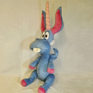 Unicorn Felted Animal, Blue Unicorn, Plush Unicorn Toys, Felt