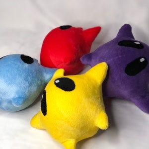 Luma 5,9 15 cm Plush Toy primary colors made to order Mario Galaxy, Super Mario Bros. Paper Mario image 3