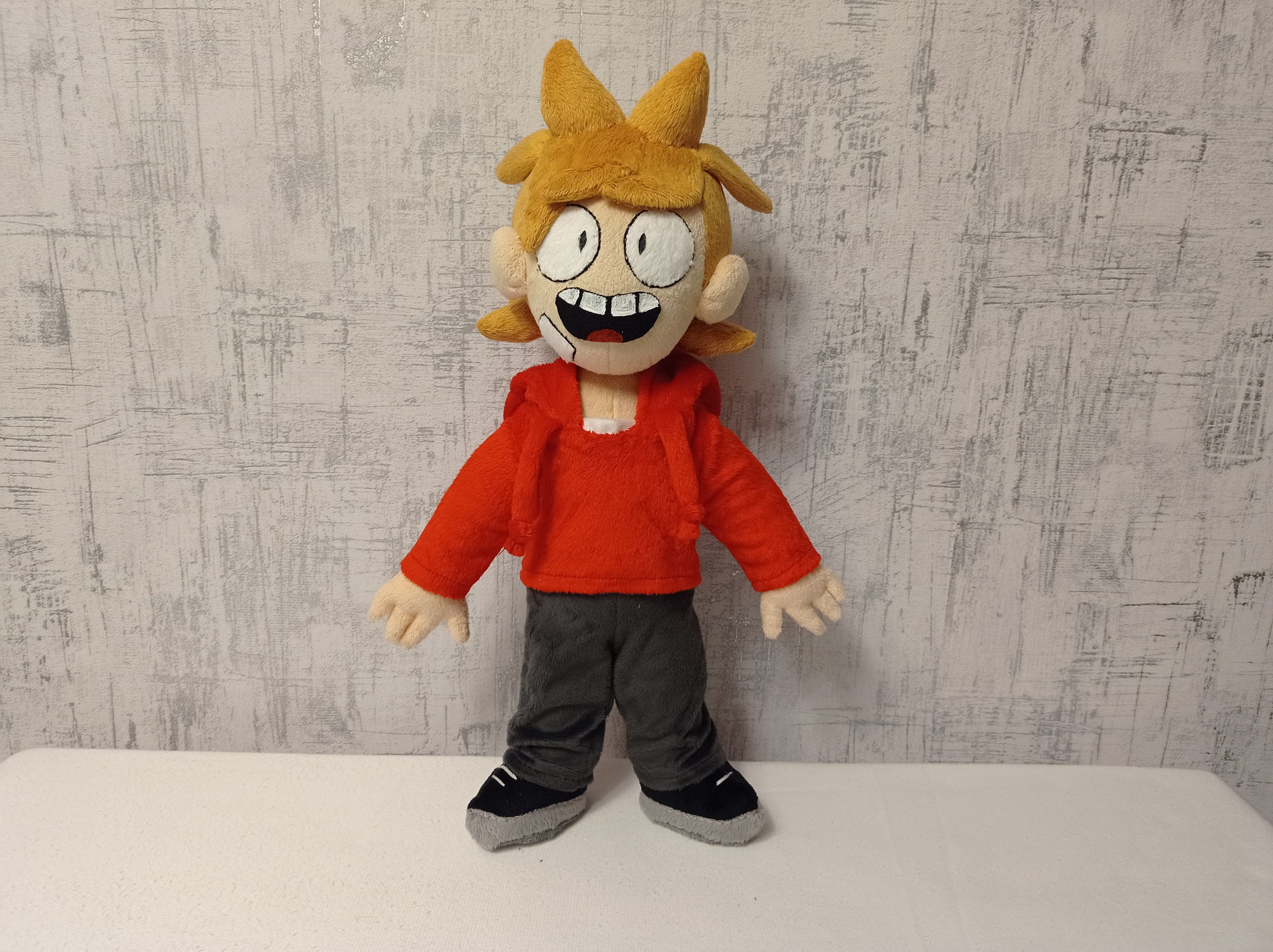 Eddsworld Makeship Tom Boy Plushie Lovely Matt Brinquedo Macio 30cm 160g