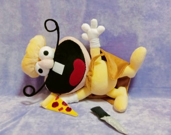 ピザ屋キャラクター ぬいぐるみ Amazon.co.jp: （12点セット）ピザタワーぬいぐるみ、ゲーム