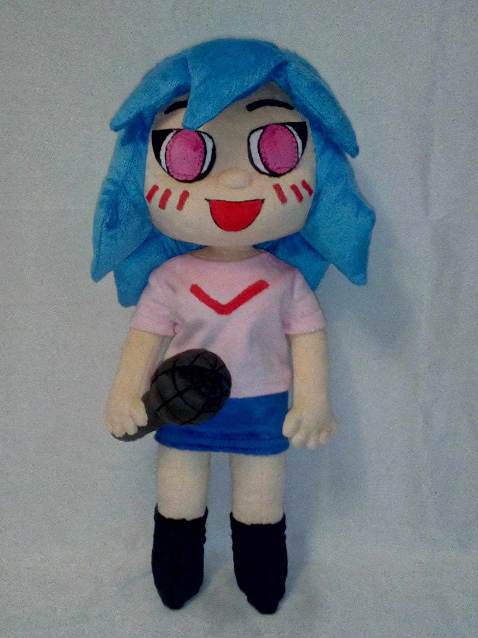 Make ship ぬいぐるみ　FNF フライデーナイトファンキン Boyfriend Bootleg Plush | Makeship