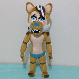 Sara the Squirrel bassist of The Popgoes Pizzeria 15.7” (40 cm) Plush Toy Animatronic POPGOES Five Nights at Freddy's