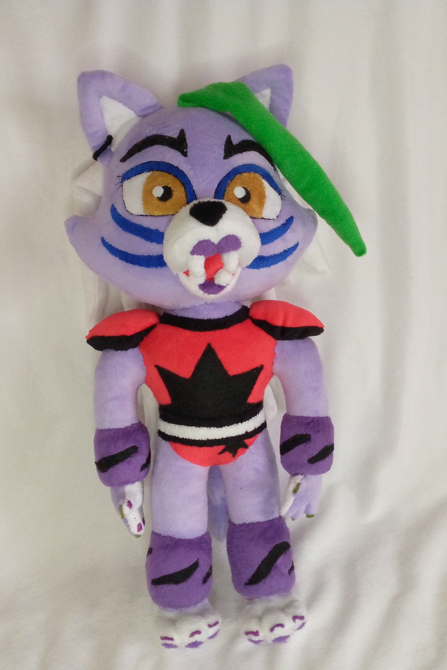 Glamrock Bonnie custom plush review! (Fnaf Security Breach) 