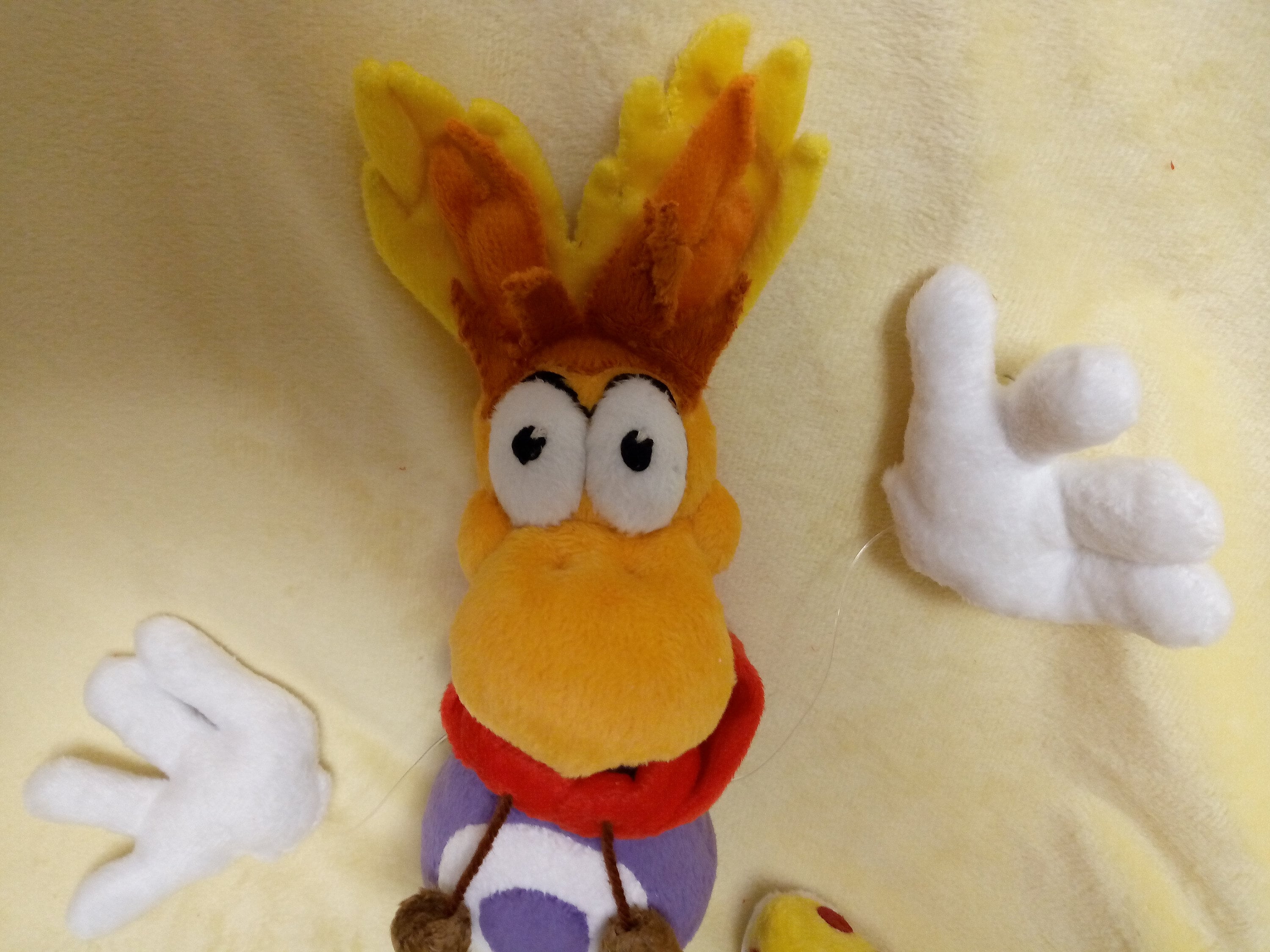 Rayman From the Series Rayman Plush Toy 11.1 28 Cm Handmade - Etsy