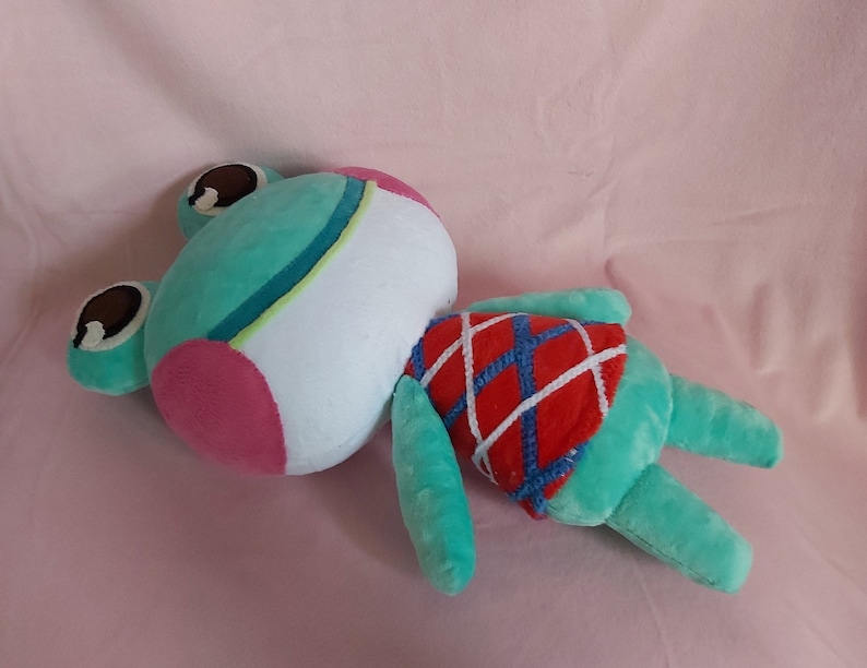 Lily Frog of Animal Crossing Plush Toy 157 40 Cm Etsy