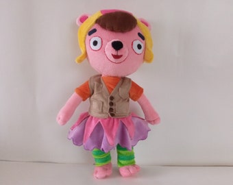 Maple pink polar bear of Tumble Leaf 15.7″ (40 cm) Plush Toy