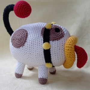 Poochy dog Yoshi Mario Amigurumi Toy 5.9” (15 cm) Schnuffel Piloto 포치 ポチ