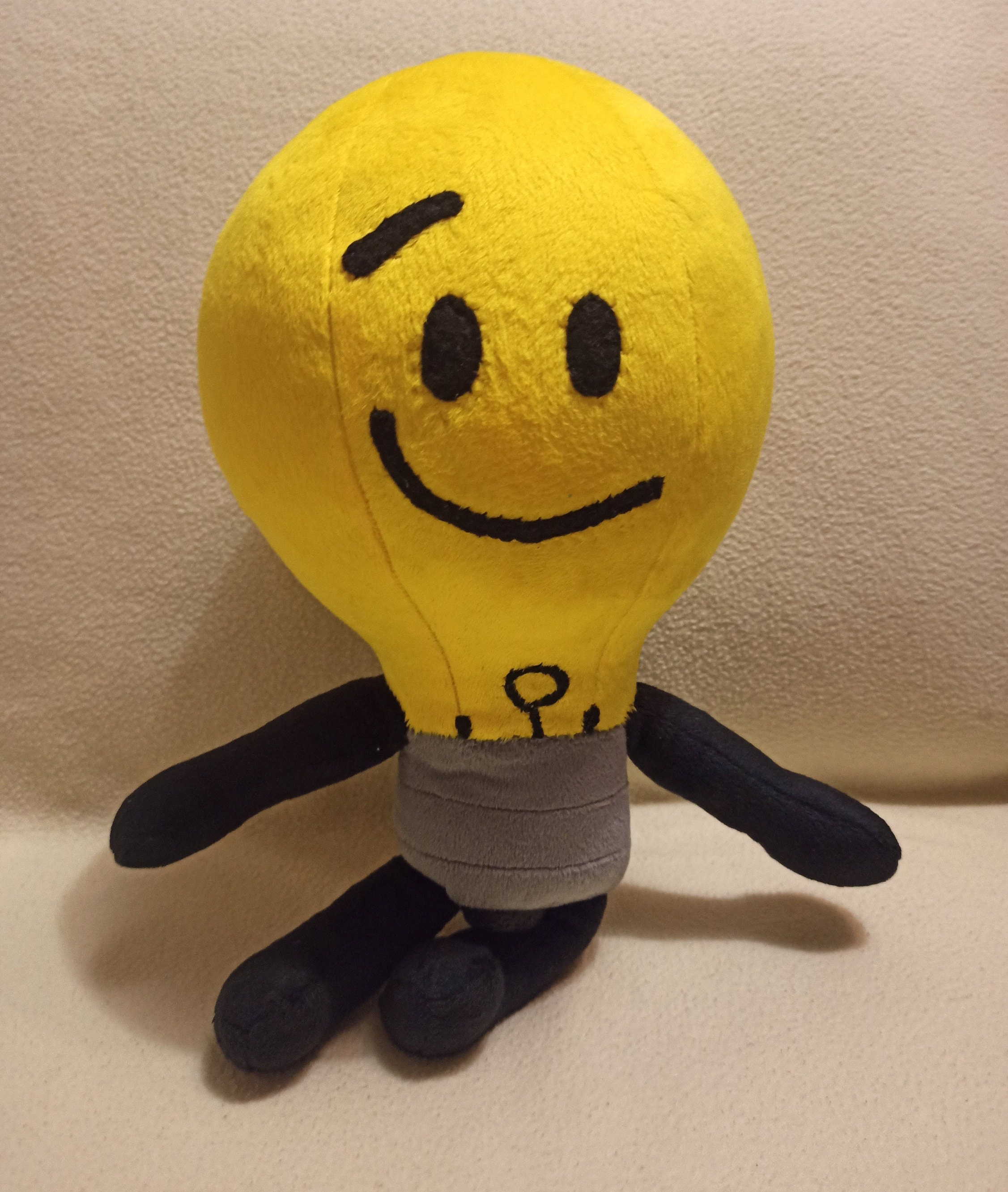Lightbulb the Bright Leader 142 36 Cm Plush Toy Inanimate Etsy UK