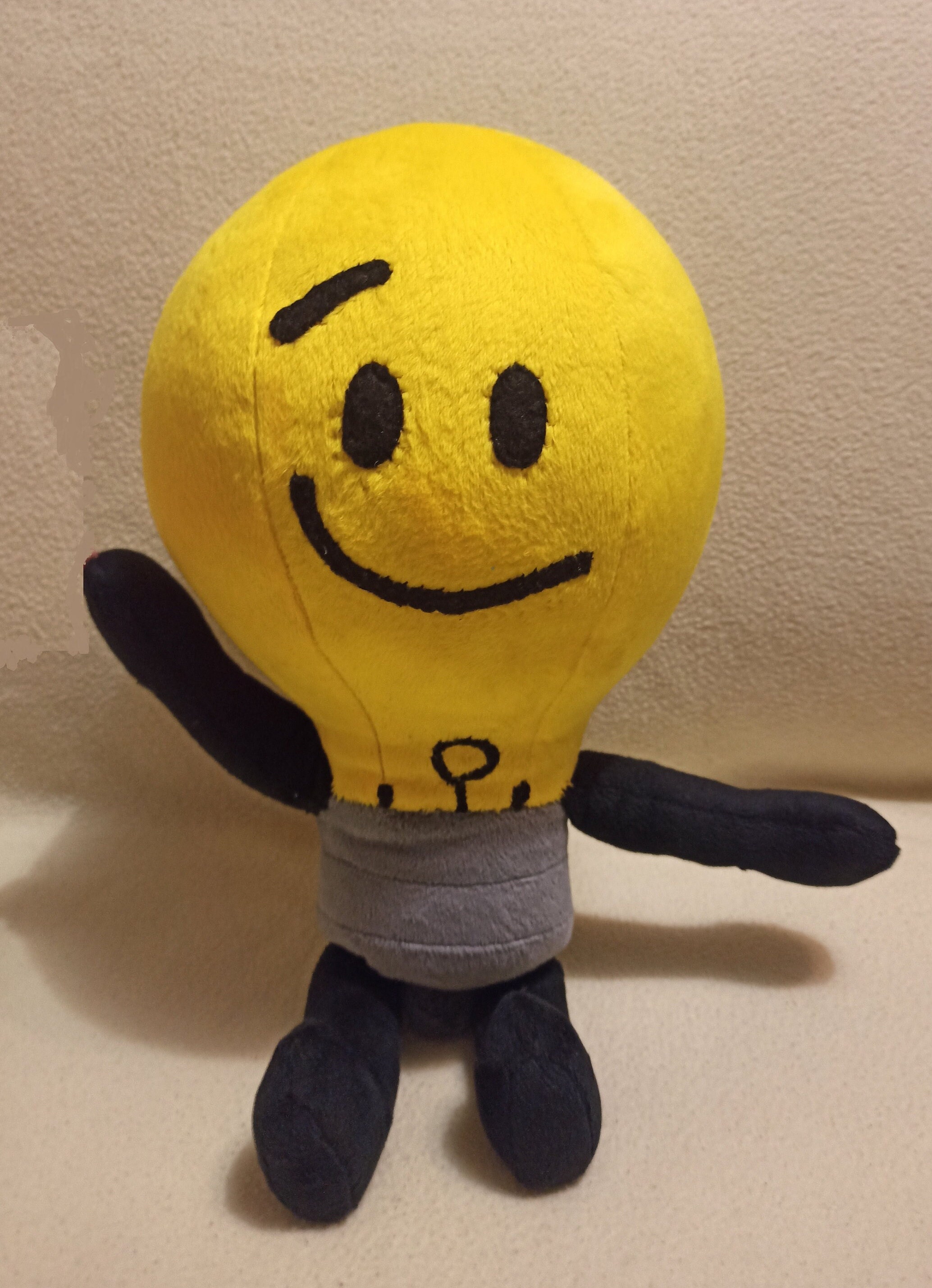 Lightbulb the Bright Leader 142 36 Cm Plush Toy Inanimate Etsy UK
