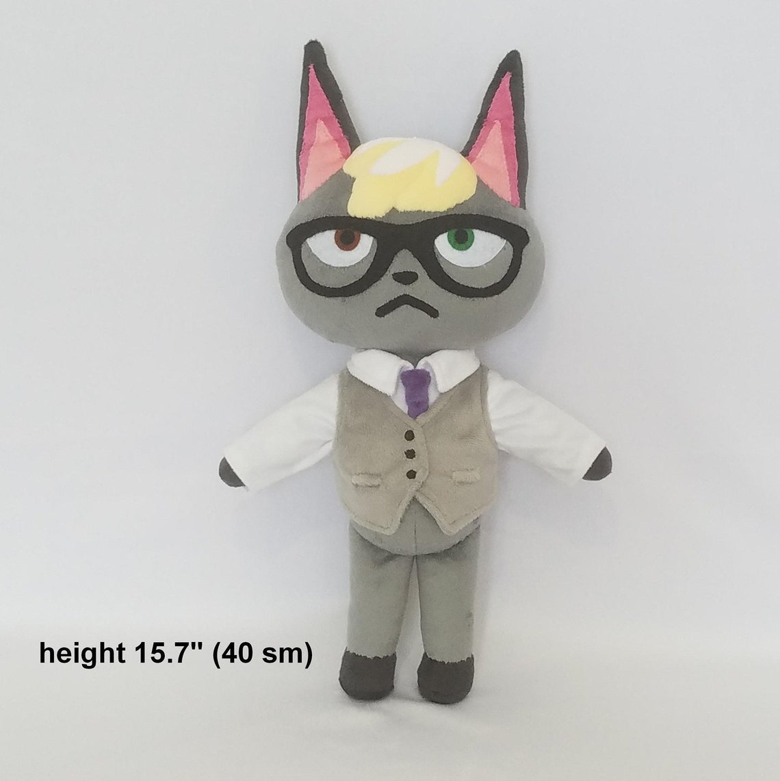 Raymond Animal Crossing Plush Toy Etsy