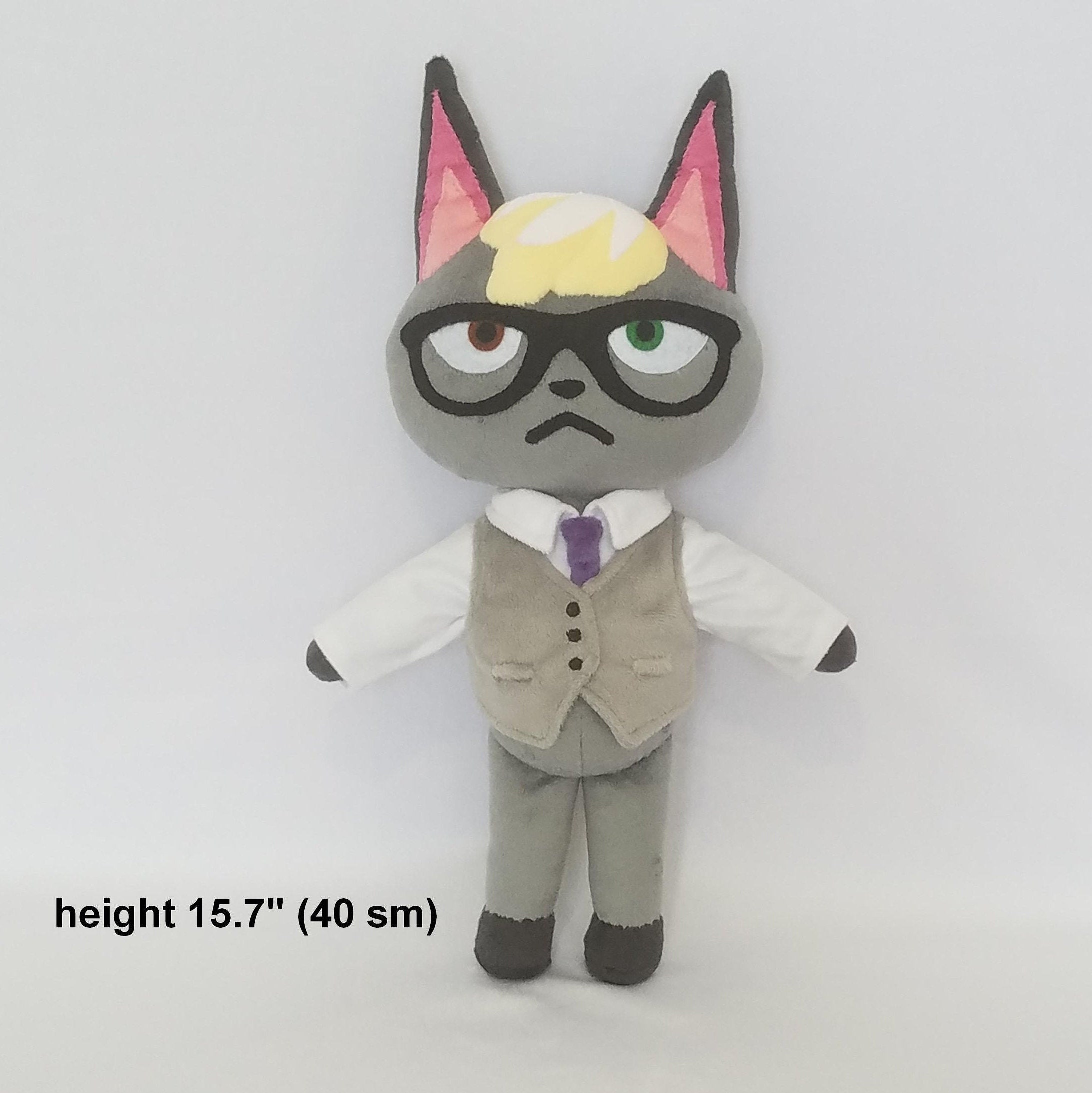 Raymond Animal Crossing Plush Toy Etsy