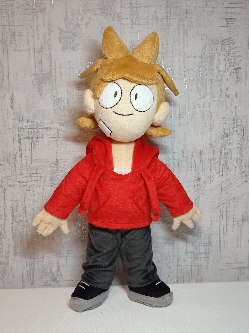 Tord Eddsworld 15,7 40 cm Peluche Tord Larsson choisissez le visage de cette poupée 3 options image 4