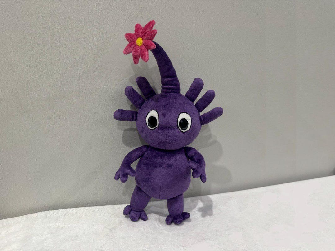 紫のピクミン 11.8インチ (30 cm) 手作りぬいぐるみ - Etsy 日本