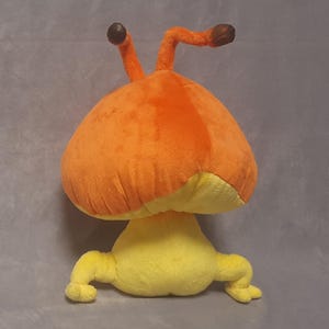 Puffstool from Pikmin 8,3” (21 cm) Plush Toy Seta de esporas Champispore Cogupança Amanita panciuta Puffmorchel 멍텅버섯 ボケナメコ