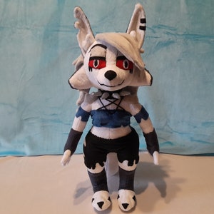 Hellhound Loona from Helluva Boss 17,7” (45 cm) Premium Plush Toy receptionist of I.M.P