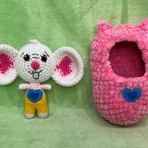 Mouse Potato from the Chip and Potato 3,9&quot; (10 cm) Premium Mini Toy Amigurumi