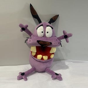 Plush inspired by the cartoon character Courage The Cowardly Dog 17,7″ (45 cm) custom coraje el perro cobarde product variant 9