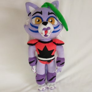 Roxy Roxanne Wolf Glamrock Animatronic FNAF 15,7” (40 cm) Plush Toy Five Nights at Freddy's version 1