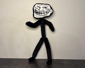 Trollface 15,7” (40 cm) Plush toy Troll Face meme Internet trolls and trolling Problem? :)