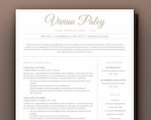 Professional Resume, Teacher Resume Template, CV Template, Teaching, Education, Principal, Professor, Elementary CV | 3 Page Resume for Word