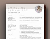 Marketing Resume Template for Word, Professional and Feminine Resume Template, 3 Page Resume, Executive, Manager, Director CV, Pink Resume