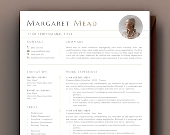 Executive Resume, Resume Template Word, Professional Resume, Modern Resume, Resume Design + Cover Letter, Manager, Director, C Level Resume