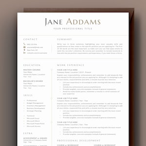 Plantilla de currículum vitae de Word, Currículum vitae profesional, Plantilla de currículum vitae, Curriculum vitae ejecutivo con carta de presentación, Gerente de proyecto, Ventas, Curriculum vitae de gerente de cuenta